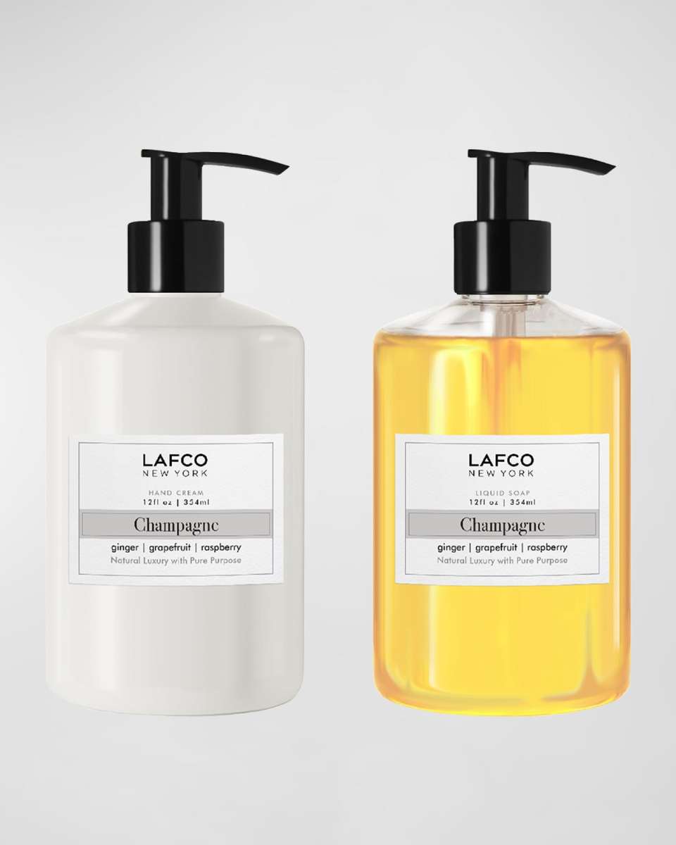 Champagne Liquid Soap and Hand Cream Duo, 12oz. each